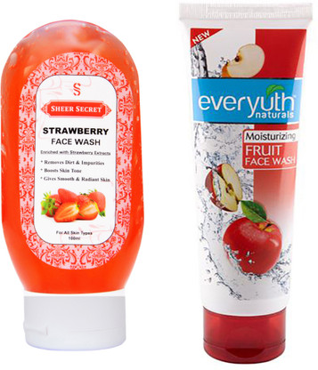 everyuth strawberry face wash