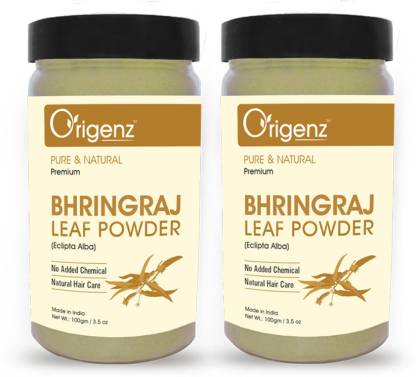Origenz Premium Bhringraj Powder for Hair Pack, Pack of 2 - Price in India,  Buy Origenz Premium Bhringraj Powder for Hair Pack, Pack of 2 Online In  India, Reviews, Ratings & Features 
