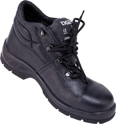 tiger leopard high ankle safety shoes