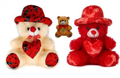 Prosila Love Heart Teddy Bear Family Red And White With Baby 3 Mm Love Heart Teddy Bear Family Red And White With Baby Buy Teddy Bear Toys In India