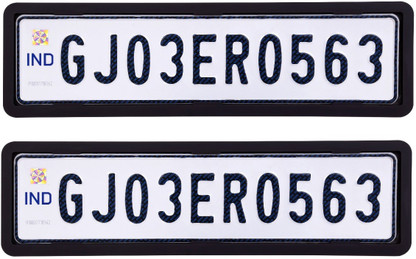 number plate cover for car