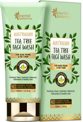 oriental botanics charcoal face wash
