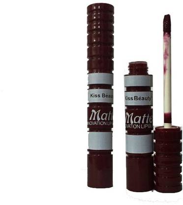 Kiss Beauty Matte New Innovation Lipgloss Maroon Price In India Buy Kiss Beauty Matte New Innovation Lipgloss Maroon Online In India Reviews Ratings Features Flipkart Com