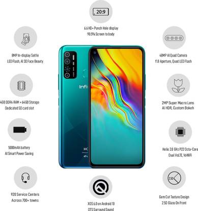 Infinix Hot 9 Pro (Ocean Wave, 64 GB)