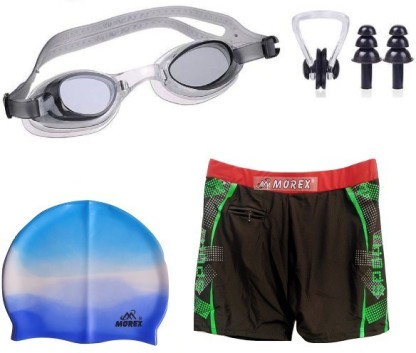 Details about   Morex Swimming Cap,Goggles Trunks Earplug & Noseplug CB-94-HAr 
