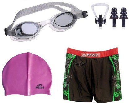 Details about   Morex Swimming Cap,Goggles Trunks Earplug & Noseplug CB-37-8vF 
