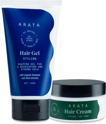 Arata Hair Styling Combo (Hair Gel & Hair Cream)