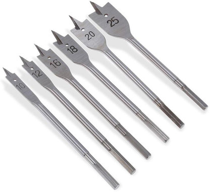 Flat Wood Drill bit set 10mm 12mm 