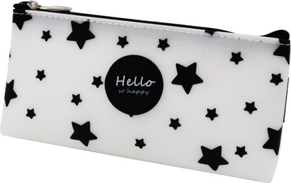 white pencil pouch
