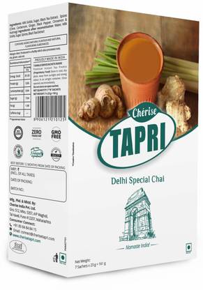 Cherise Instant Premix Tea Delhi Special Chai - 7 Sachets - 161g Ginger ...