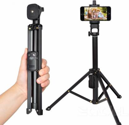 IMMUTABLE Bluetooth Extendable Selfie Stick with Wireless Remote and Tripod  Stand Selfie Stick, Professional Bluetooth Selfie Stick Tripod Stand Tripod  - IMMUTABLE : Flipkart.com