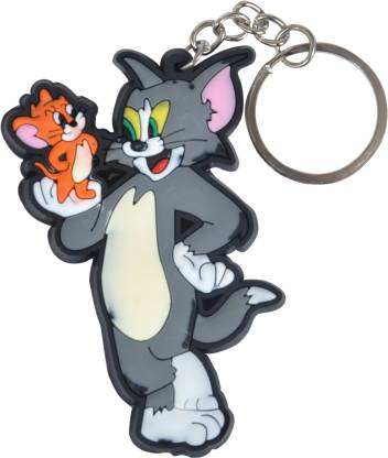 Relicon Single Sided Tom and Jerry Animal Cartoon (Design-1) Rubber  Keychain for Car Bike Kids Men Women Keyring Key Chain Price in India - Buy  Relicon Single Sided Tom and Jerry Animal