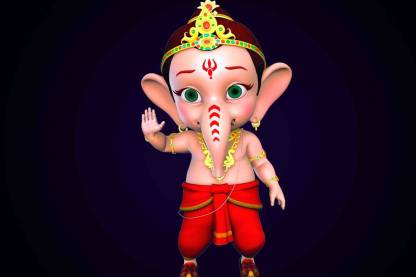 Bal Ganesh Cartoon Poster|Poster For wall Decoration | Poster For Room|  Paper Print - Animation & Cartoons posters in India - Buy art, film,  design, movie, music, nature and educational paintings/wallpapers at