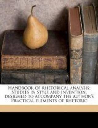 rhetorical analysis book