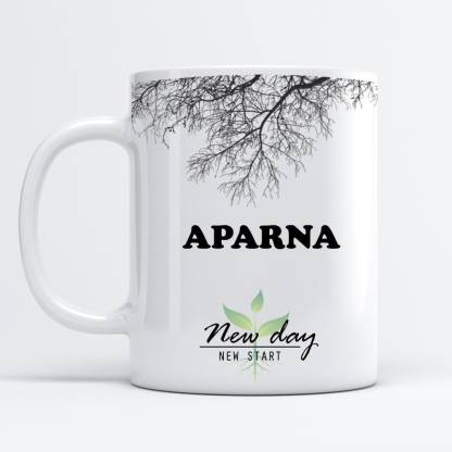 Beautum Aparna Printed New Day New Start White Name Model No:NDNS001781  Ceramic Coffee Mug Price in India - Buy Beautum Aparna Printed New Day New  Start White Name Model No:NDNS001781 Ceramic Coffee