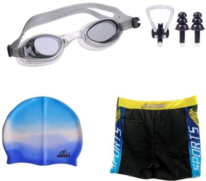 Details about   Morex Swimming Cap,Goggles Trunks Earplug & Noseplug CB-88-0Bt 