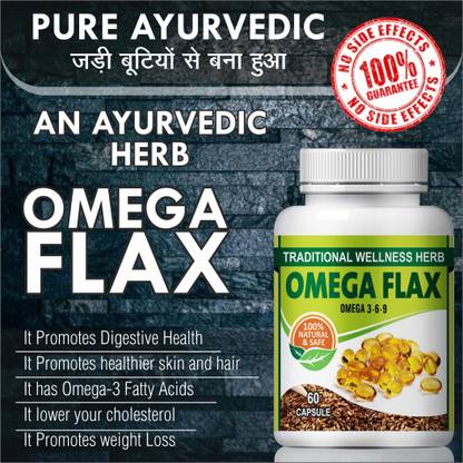 natural omega flax 3 6 9 100 ayurvedic