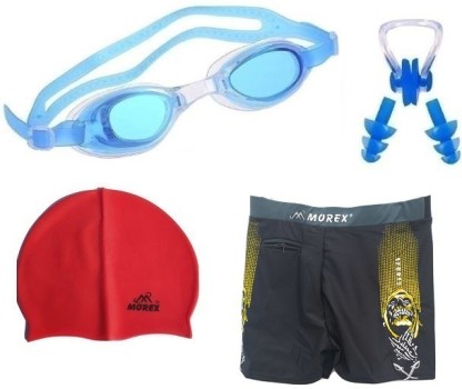 Details about   Morex Swimming Cap,Goggles Earplug & Noseplug CB-107-wSa Trunks 