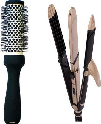 VEGA 3 in 1 Hair Styler - Straightener, Curler and Crimper (VHSCC-01) with Premium Hot Curl Brush Personal Care Appliance Combo Price in India - Buy VEGA 3 in 1 Hair Styler - VEGA 3 in 1 Hair Styler - Straightener, Curler and Crimper (VHSCC-01) with Premium Hot Curl Brush Personal Care Appliance Combo Price in India - Buy VEGA 3 in 1 Hair Styler -