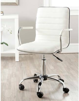 Finch Fox Height Adjustable Faux, Leather Study Chair