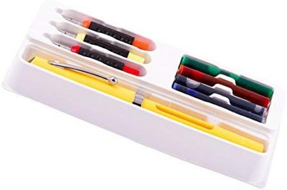Sheaffer Calligraphy Mini Kit with 1 Viewpoint Fountain Pen 3 Nib Sizes 4 Ink Cartridges and an Instruction Booklet 83403 