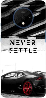 FULLYIDEA Back Cover for Oneplus 7T, NEVER SETTLE CAR - FULLYIDEA : FULLYIDEA Back Cover for Oneplus 7T, NEVER SETTLE CAR - FULLYIDEA :
