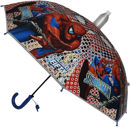 My Party Suppliers Latest Spider-Man Print Cartoon Umbrella with Cover /  Spiderman Umbrella for Kids / Umbrella for Boys / Special Design Children  Umbrella with Whistle Spider-Man Theme Umbrella - Buy My