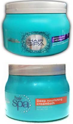 L'Oréal Paris Hair Spa Smoothing Cream Bath + Deep Nourishing Hair Mask Cre Price in India - Buy L'Oréal Paris Hair Spa Smoothing Cream Bath + Deep Nourishing Hair Mask Cre online L'Oréal Paris Hair Spa Smoothing Cream Bath + Deep Nourishing Hair Mask Cre Price in India - Buy L'Oréal Paris Hair Spa Smoothing Cream Bath + Deep Nourishing Hair Mask Cre online