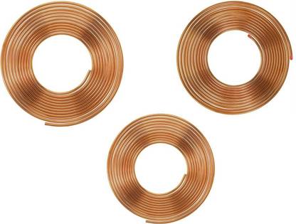 Camipro Spare Pack Of 3 Copper Pipe Soft 1 4 Inch Tube Pancake Coil For Split