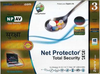 Net Protector 2020 1 PC 3 Years Total Security (Email Delivery - No CD)