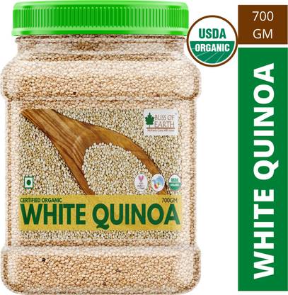 Bliss of Earth 700GM Certified Organic White Quinoa Raw Superfood