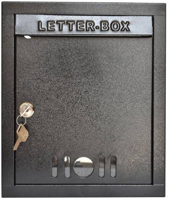 Plantex High Grade Metal Wall Mount A4 Letter Box Mail Outdoor Mailboxes Home Decoration With Key Lock Mounted Mailbox In India - Wall Mount Mail Boxes