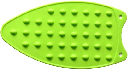 QEES Silicone Iron Rest Pad Ironing Heat Resistant Mat Accessory Non-slip Ironing Soles TDD01 Yellow 