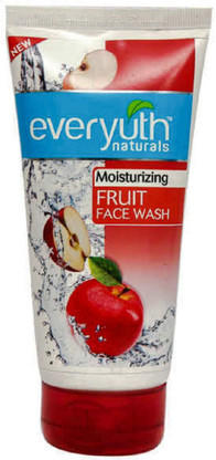 everyuth moisturizing fruit face wash