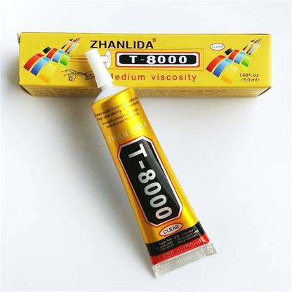 Flipkart Com Dhruv Pro T 8000 Glue Multi Purpose Transparent Industrial Adhesive 1 68 Fl Oz 50ml For Jewellery Epoxy Resin Shoes Toys Bag Flowers Touch Screen Cell Phone Repair For Jewellery Epoxy Resin Shoes