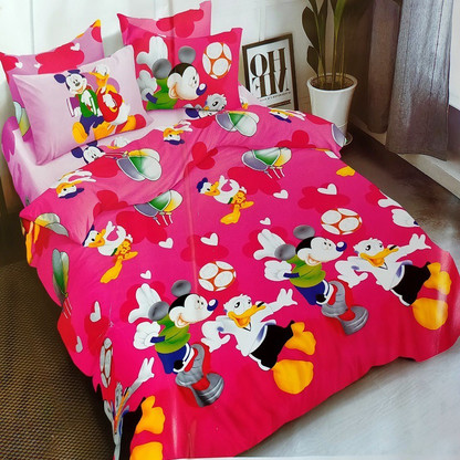 cotton cartoon bed sheets