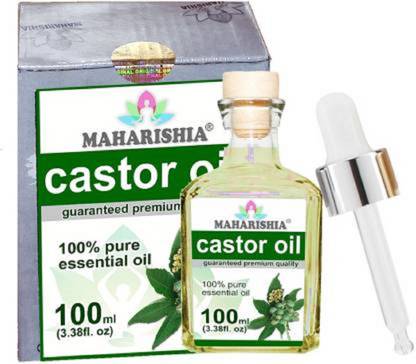 Maharishia Pure Castor Oil (Cold Pressed) For Hair, Eyelashes, Body, Skin Care Hair Oil