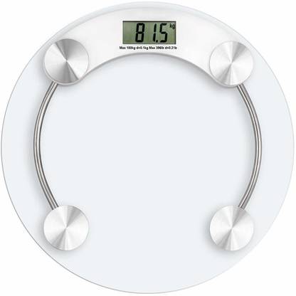Paarshu Digital Glass Weighing Machine Round Personal Weighing Scale For Home Use Weight Machine Transparent Weighing Scale Price In India Buy Paarshu Digital Glass Weighing Machine Round Personal Weighing Scale For