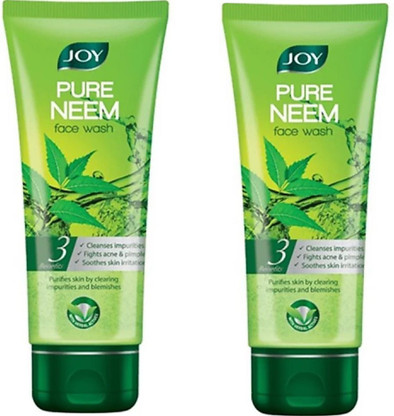 joy pure neem face wash