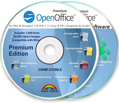 COMPATIBLE Office Suite 2019 Professional for MS Windows PC & Mac Home  Student Business Software Compatibles with Microsoft Word Excel Disk 2 DVD  Set by OpenOffice Price in India - Buy COMPATIBLE