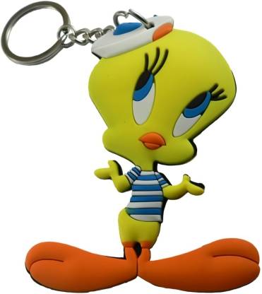 GCT Two Sided Looney Tunes Tweety Pie Bird Cartoon (G-2) Rubber Keychain  for Car Bike Kids Keychain Key Chain Price in India - Buy GCT Two Sided  Looney Tunes Tweety Pie Bird