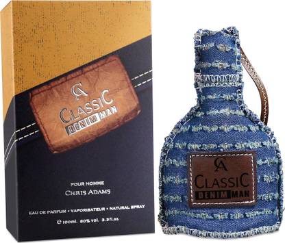 Buy Chris Adams Classic Denim Man Eau De Parfum 100 Ml Online In India Flipkart Com