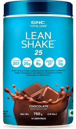 GNC Total Lean Lean Shake 25 - 207 Calories, 25g Protein, 8g ...