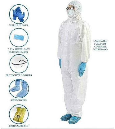 K-life PPE KIT 90 GSM Safety Jacket 