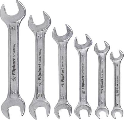 Flipkart SmartBuy OpenEnd6 Double Sided Open End Wrench  (Pack of 6)