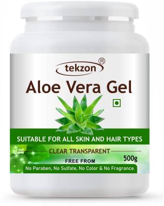 tekzon Aloe Vera Gel Raw (500 Gram) Ideal for Hair Growth, Damaged Hair,  Face, Skin care - Price in India, Buy tekzon Aloe Vera Gel Raw (500 Gram)  Ideal for Hair Growth,