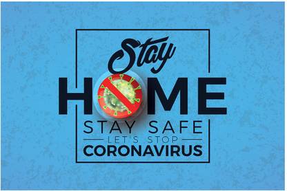 Coronavirus Posters Covid 19 Precautions Stay Home Stay Safe Poster Warning Posters High Resolution 300 Gsm Paper Print Educational Posters In India Buy Art Film Design Movie Music Nature And Educational
