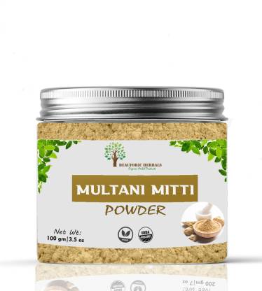 Beauforic Herbals Multani Mitti Powder for Face Pack  (100 g)