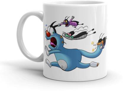 Cybe Oggy and the Cockroaches Cartoon Character Printed GB01 Ceramic Coffee  Mug Price in India - Buy Cybe Oggy and the Cockroaches Cartoon Character  Printed GB01 Ceramic Coffee Mug online at 