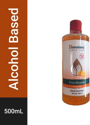 Himalaya PureHands – Orange Hand Sanitizer Bottle  (500 ml)